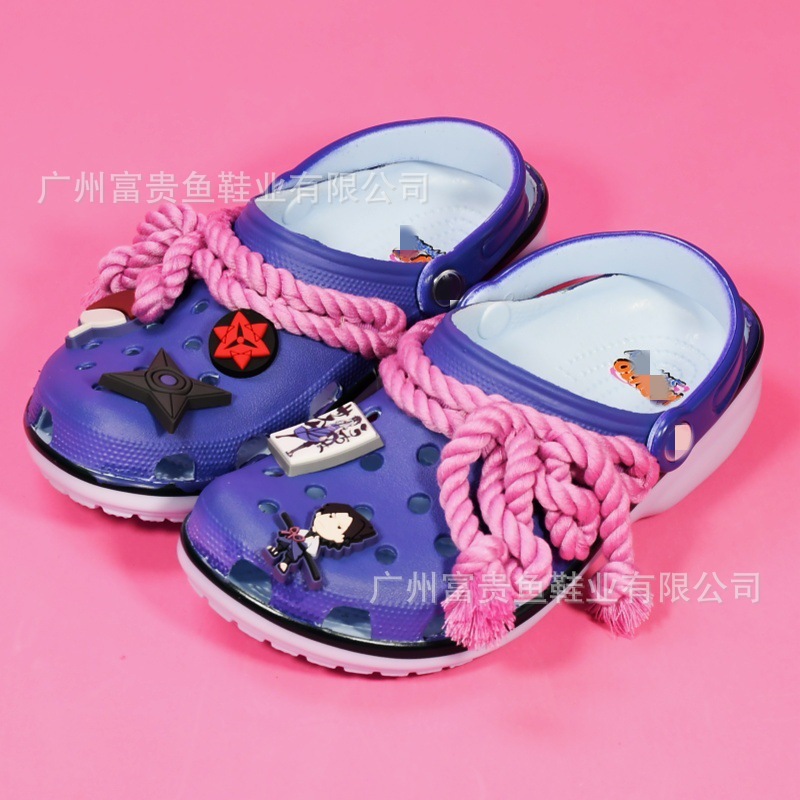 Summer breathable Crocs-style slippers