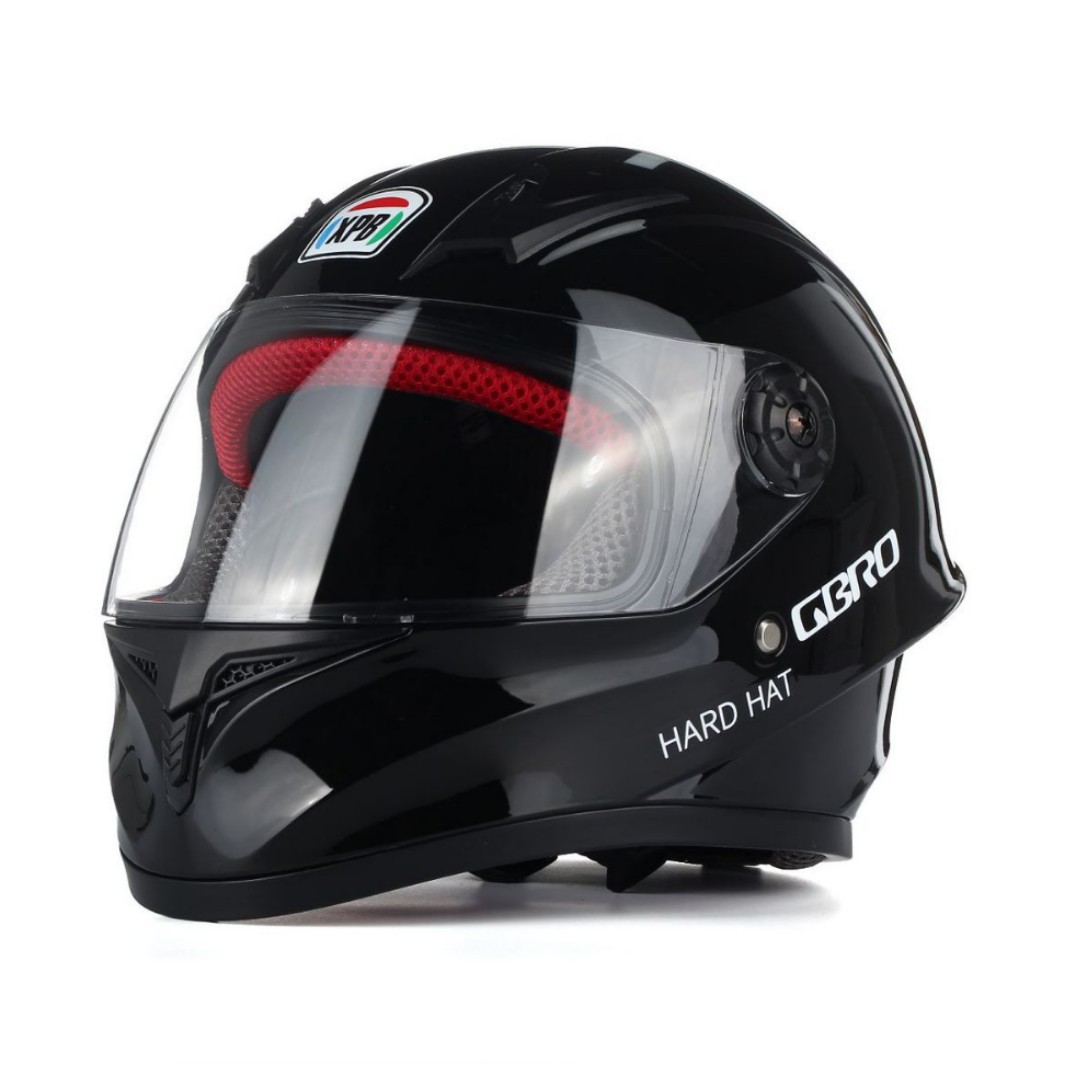 Black with clear lens