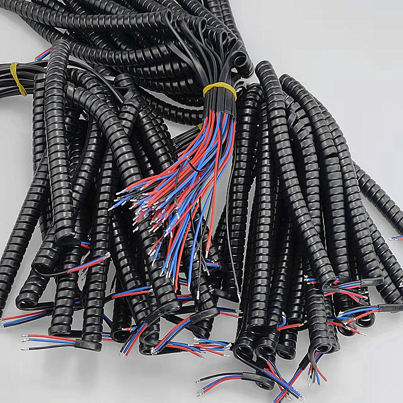 2芯3芯0.50.75平方伸缩弹簧线 锂电机高枝杆用卷线 环保阻燃铜线