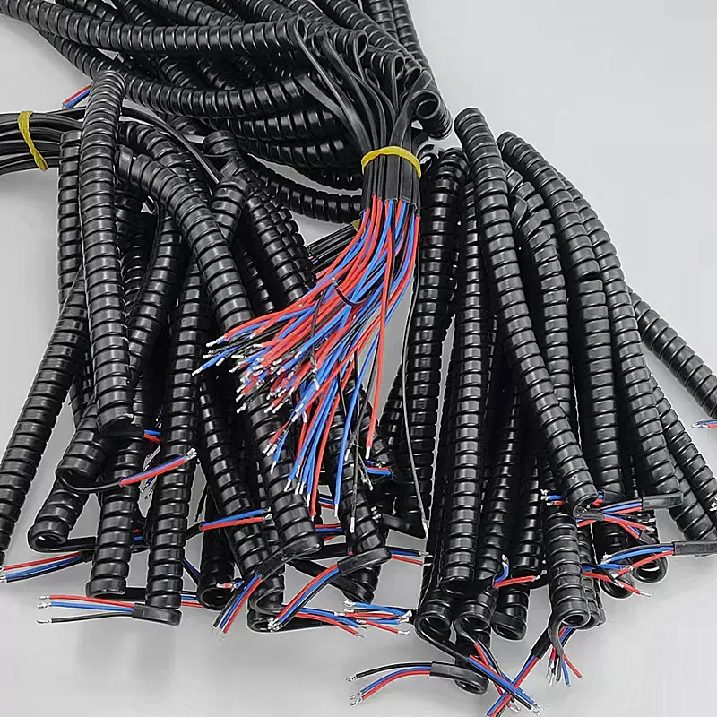 2芯3芯0.50.75平方伸缩弹簧线 锂电机高枝杆用卷线 环保阻燃铜线