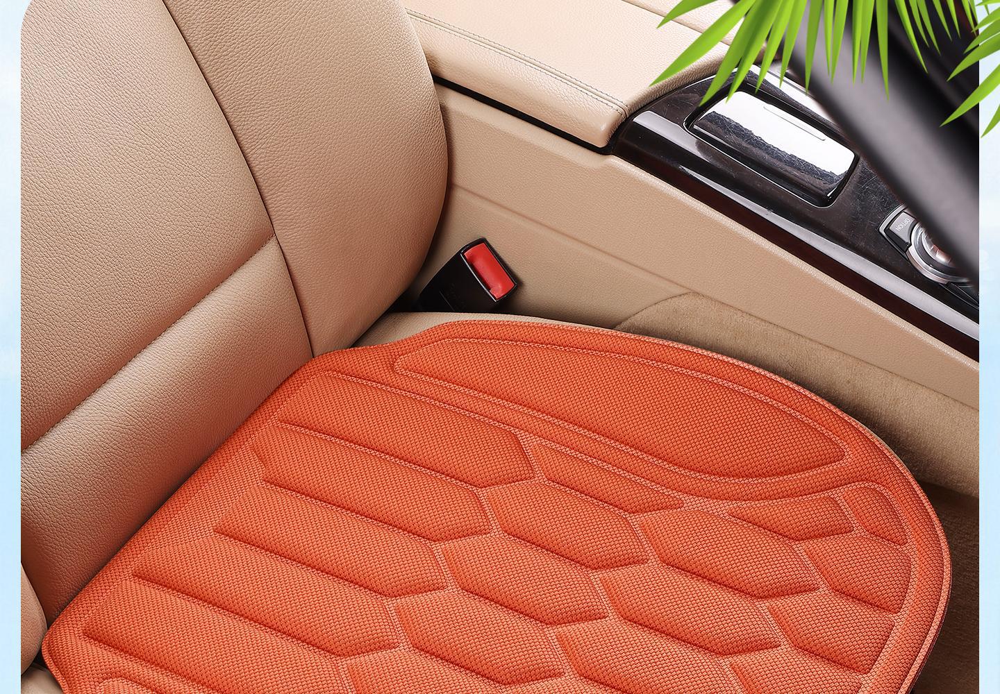 3D One-Piece Molded Car Seat Cushion, No Installation Required, Non-Slip Latex Cotton Cushion, Breathable Single-Piece Car Seat Cushion for Office Chair