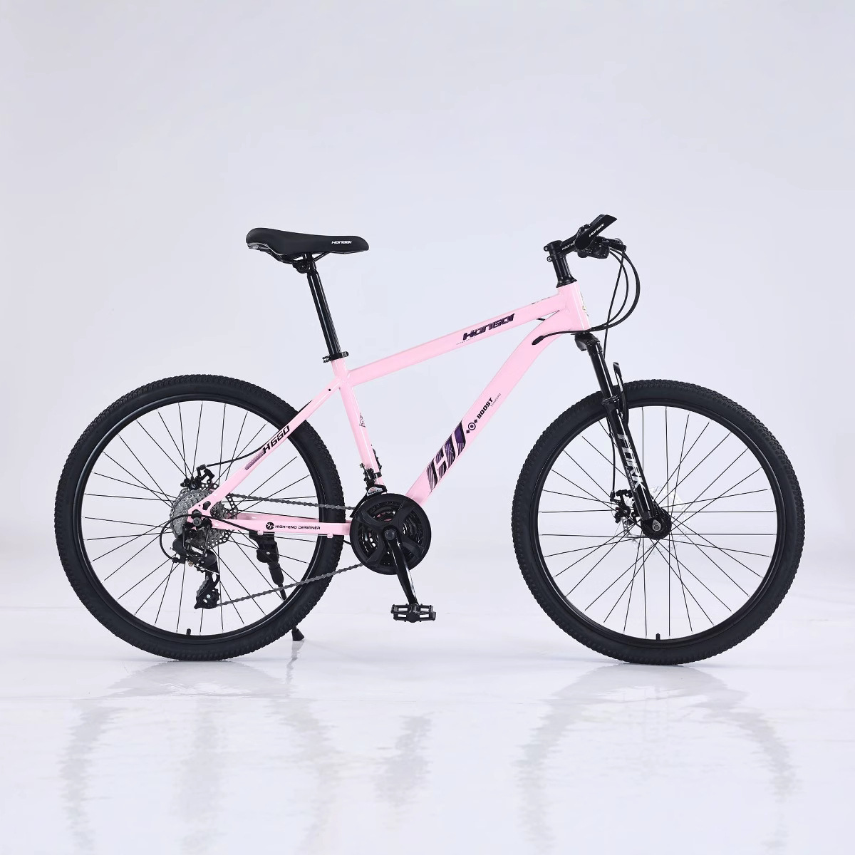 Bicicleta de montaña Bicicleta todoterreno para hombres y mujeres adultos carreras de carretera ligeras freno de disco velocidad variable estudiante bicicleta de amortiguación de la ciudad