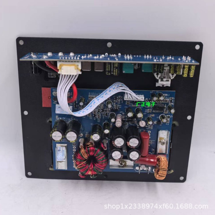 12V 300W high-power subwoofer amplifier board, Class D, dual-magnet, dual-coil, for heavy bass, used in car audio modification