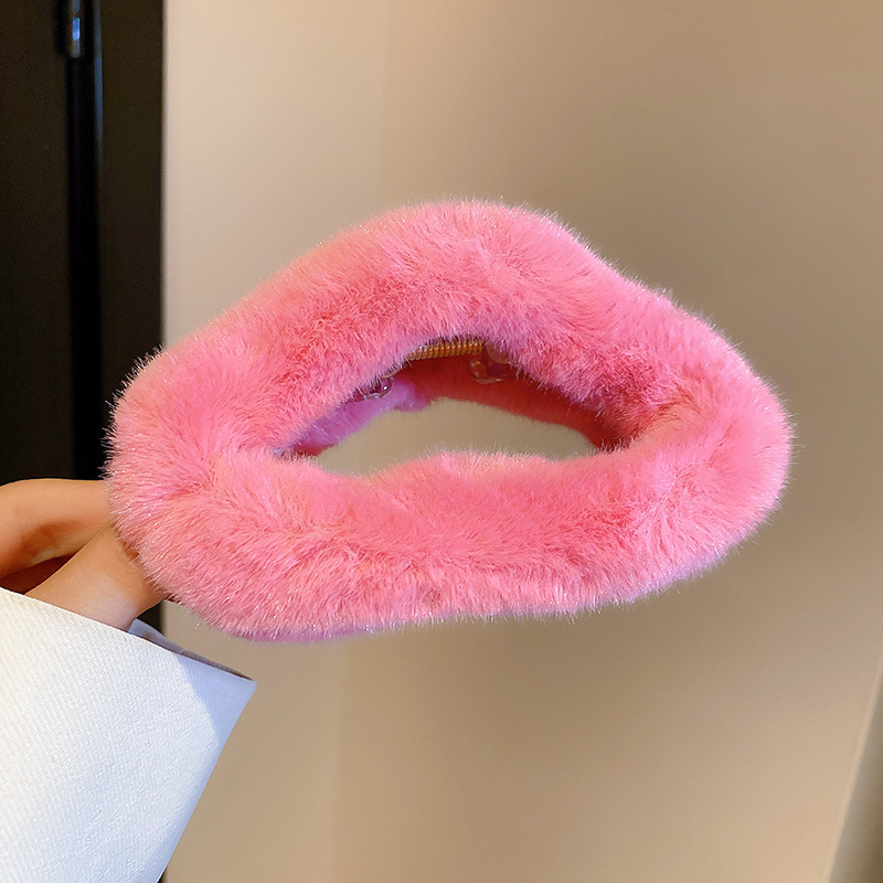 Peluche oversize, forcina per capelli Cloud, volume per capelli, dopamina, dolce ricciolo per capelli, accessorio per capelli con clip a forma di squalo_voghion.com
