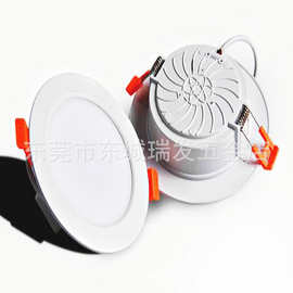 乔邦led筒灯洞灯客厅吊顶天花灯嵌入式桶灯过道射灯超 薄筒灯220V