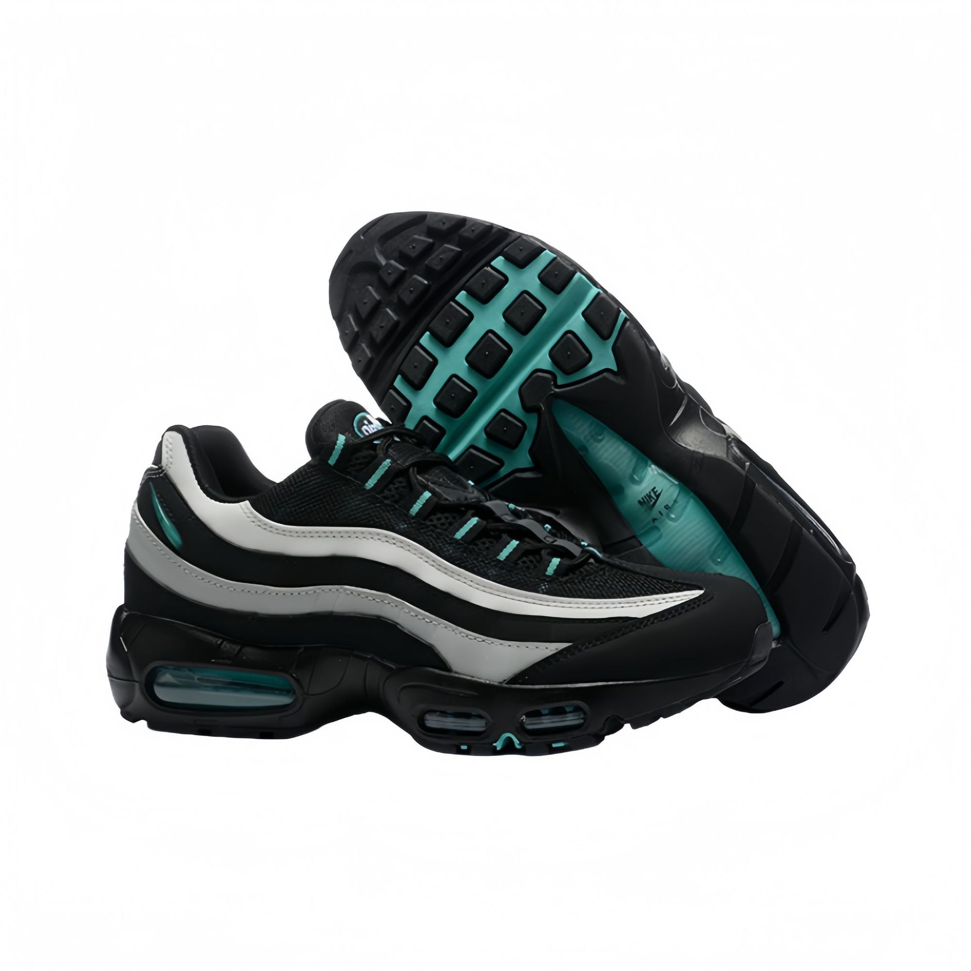 Max95 metros de gancho de jade blanco y negro 40 - 46