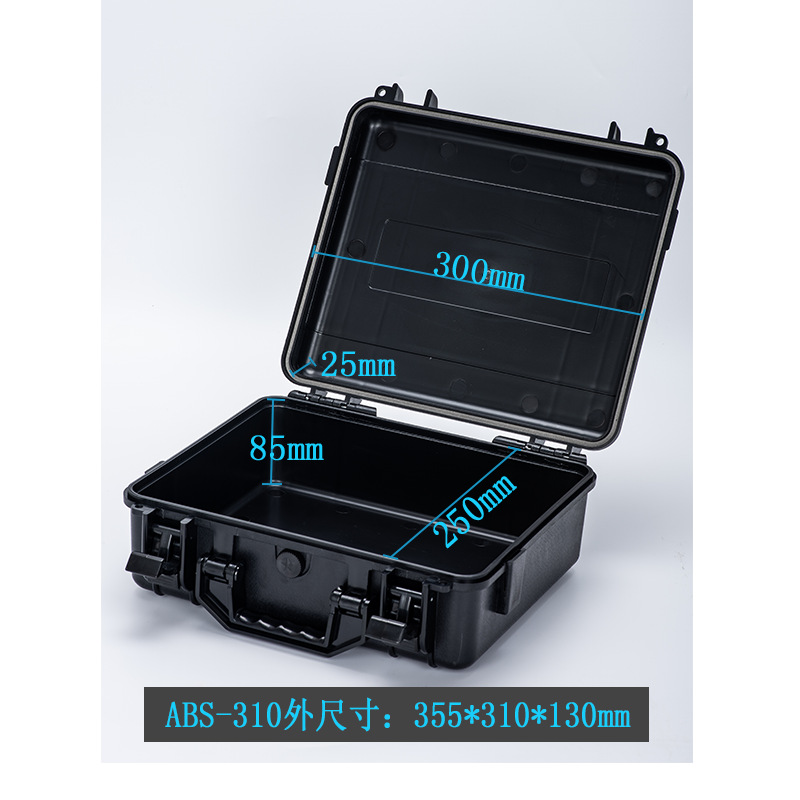 Caja de herramientas de hardware PP Caja de protección de instrumentos ABS Caja de embalaje de plástico general para dispositivos electrónicos de fotografía