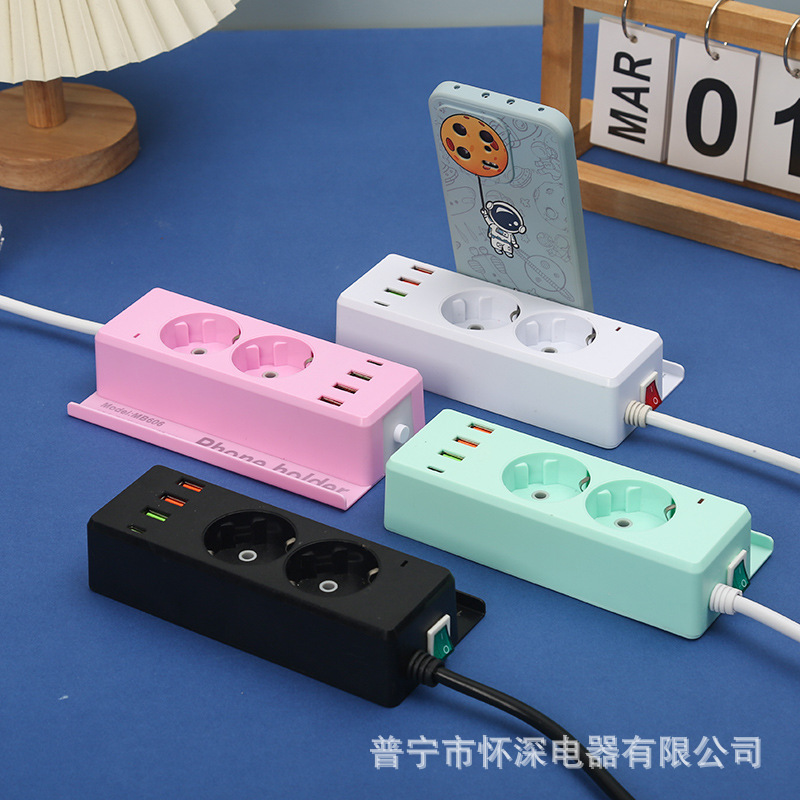 Soporte para teléfonos móviles rusos, conector de comercio exterior de estilo europeo, multicolor opcional, caja de color neutral