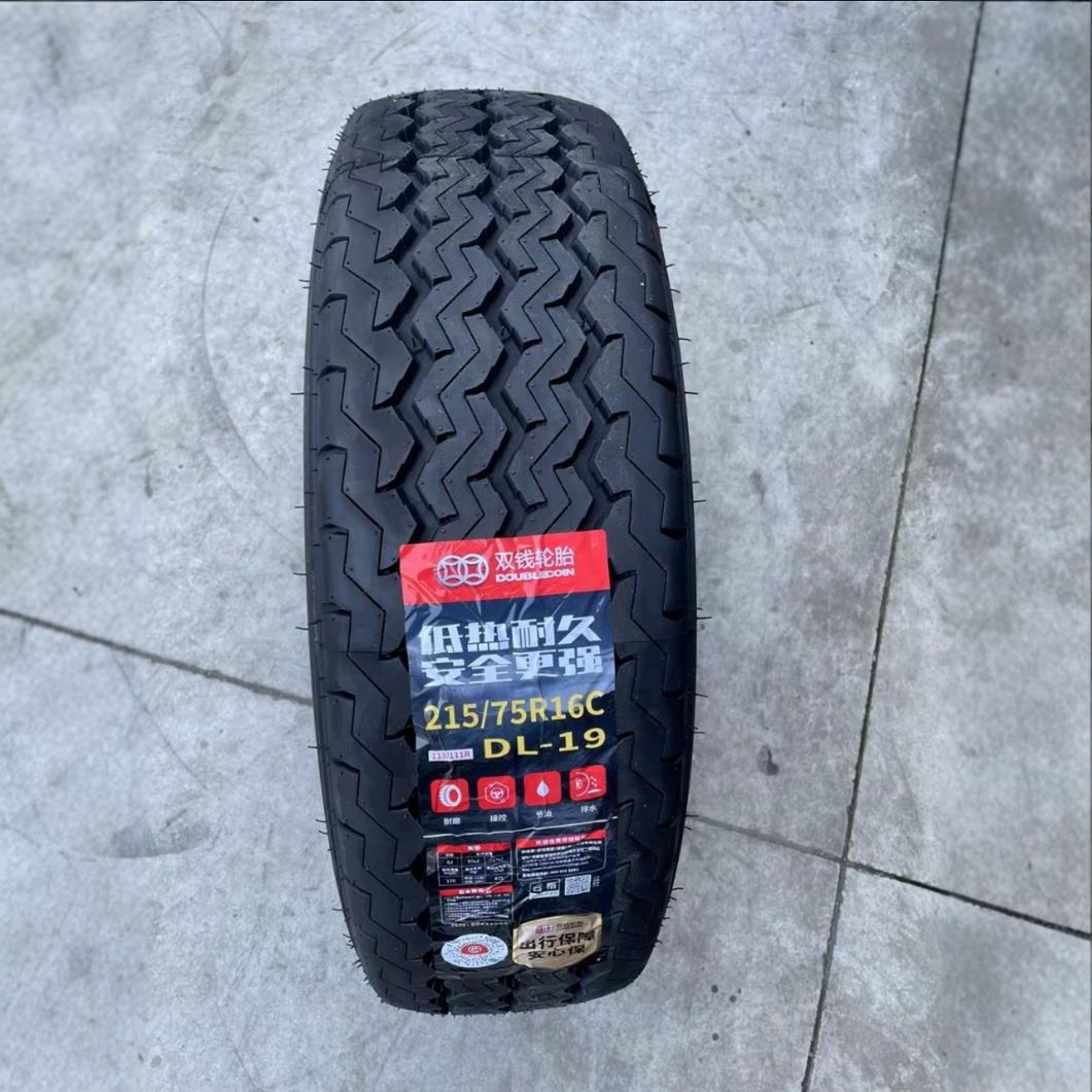 双钱轮胎215/75R16C-10层DL-19耐磨三轮车减震货车