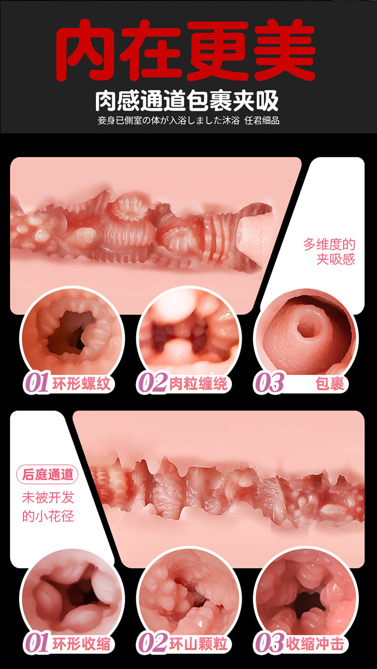 Half-Body Silicone Hip Masturbator with Realistic Buttocks Entry, Non-Inflatable TPE Male Toy — detail image 9
