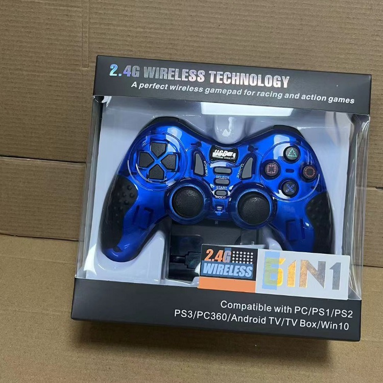 UBS 2,4g juego inalámbrico PS/XBOX/COMPUTER/Android Set-Top Box todo en uno GamePad