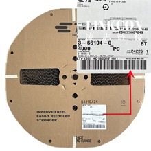 TE/̩�� 3-66104-0 ѹ�߶��� �߹�20~24AWG ԭװ��Ʒ �ֻ�����