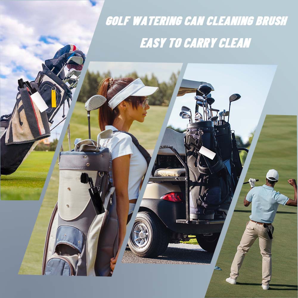 Cepillo de limpieza de golf, limpiador de hervidor de agua, cepillo de cabeza de bola de limpieza, cepillo de agua de rociado, cepillo de limpieza de palos de golf