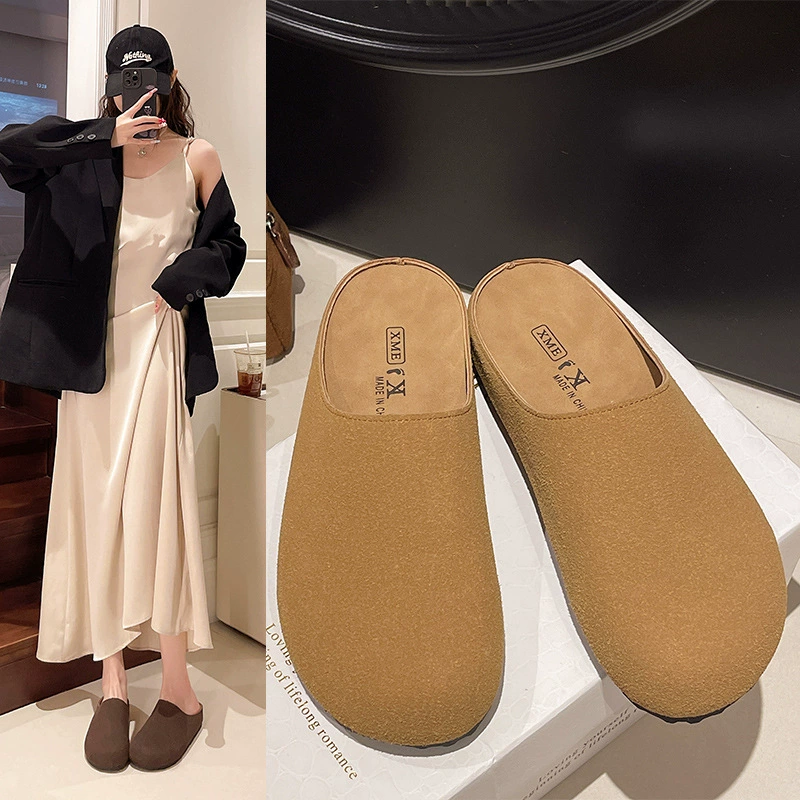 Retro summer fashionable slippers, plus size