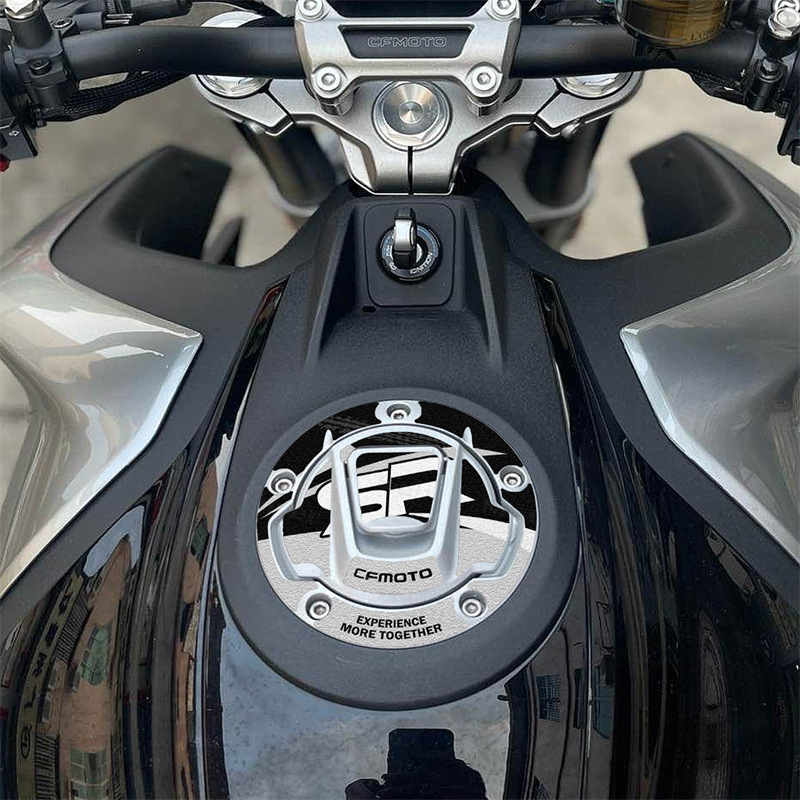 (2개) 봄 바람 250SR 450SR 650NK 800NK 800MT 수정 된 연료 탱크 캡 스티커 보호 데칼을 위해 적당한