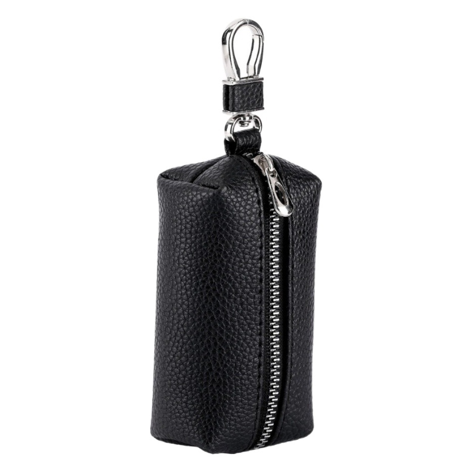 Genuine Leather Texture Key Large Capacity Key Bag Multi-Functional Men's and Women's Home Zipper Key Universal New Car Bag