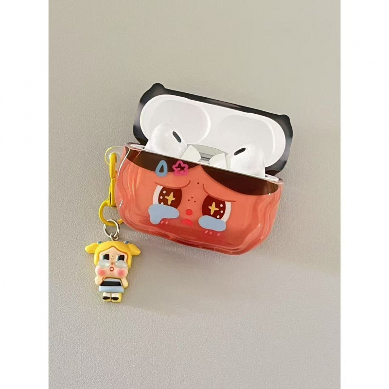 Super lindos y lindos crybaby crybaby auriculares para AirPods 1 / 2 / 3 / 4 / pro / pro2 auriculares