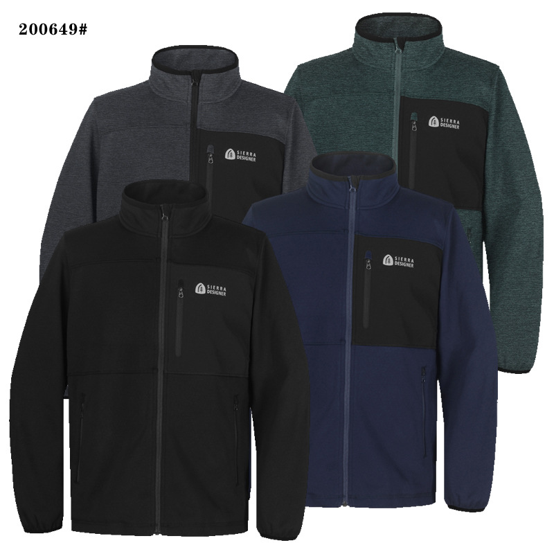 Ridge SD Outdoor Sports Men's Autumn and Winter Grain Velvet Breathable Warm Casual Jacket Daily Casual Jacket
