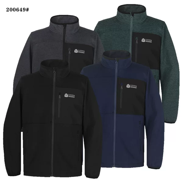Ridge SD Outdoor Sports Men's Autumn and Winter Grain Velvet Breathable Warm Casual Jacket Daily Casual Jacket