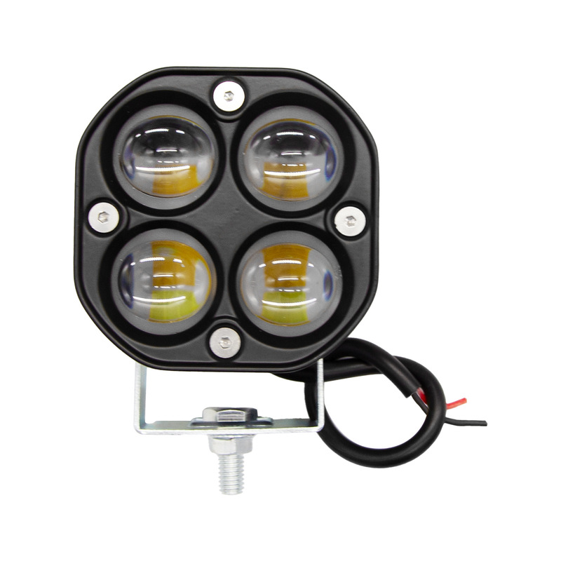 クロスボーダー専用四葉草スポットライト黄白色光レンズ40W LED作業灯オフロード車ランプ外付け前照灯|undefined