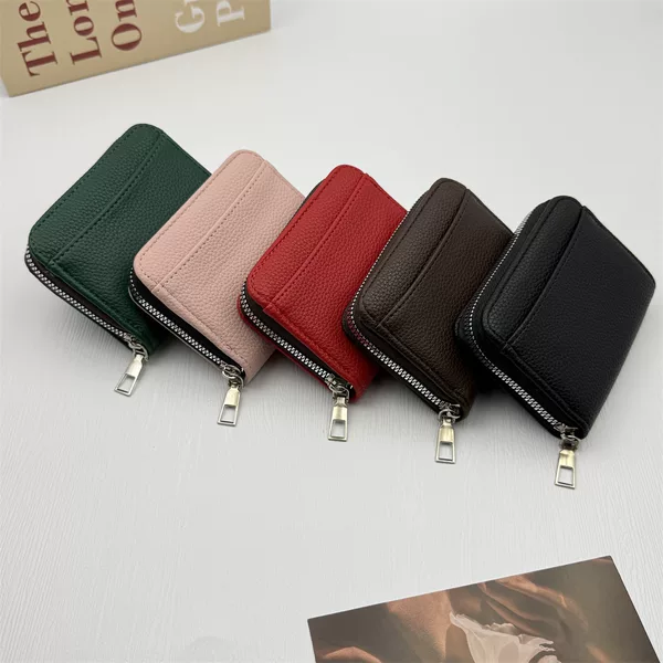 Cross-Border Japanese-Style Accordion Card Holder in Candy Colors, Sweet Style Card Case, in Stock, Large Capacity, Multiple Card Slots, Coin Purse