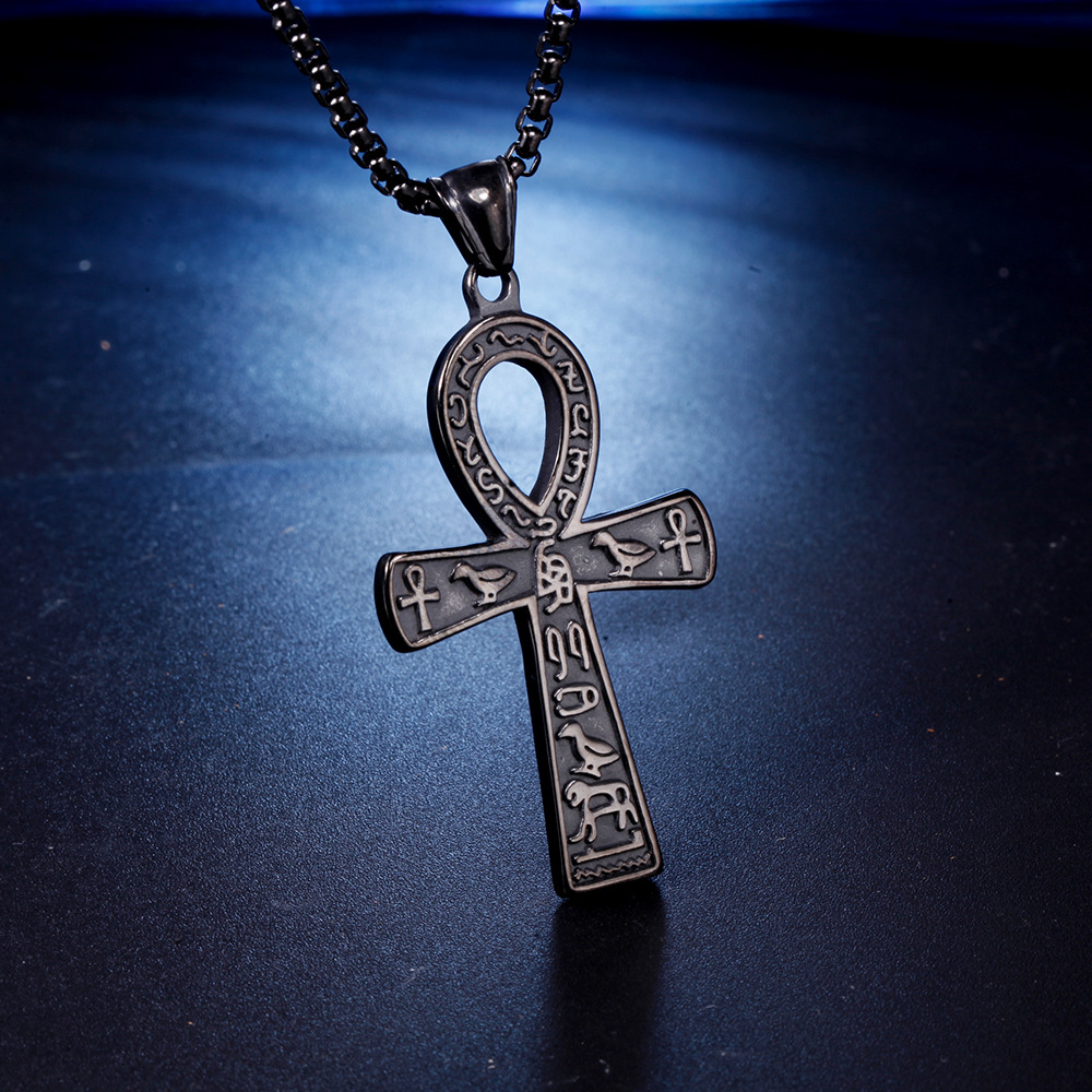 1 Piece 45*32mm Stainless Steel Cross Pendant display picture 4