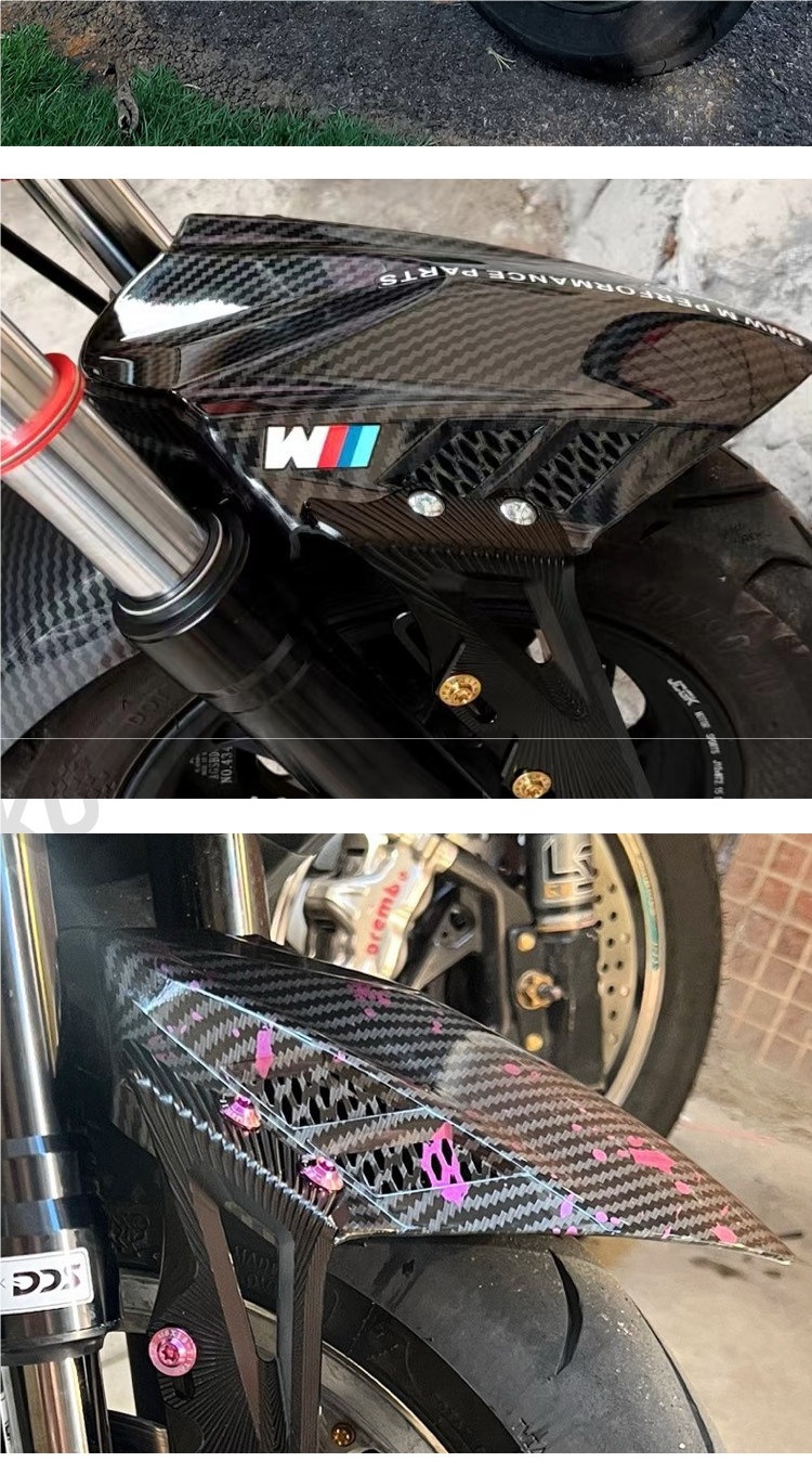 Aluminum Alloy Bracket for Front Fender Suitable for Niu Ninebot Jinxuan Electric Scooter Motorcycle Modification
