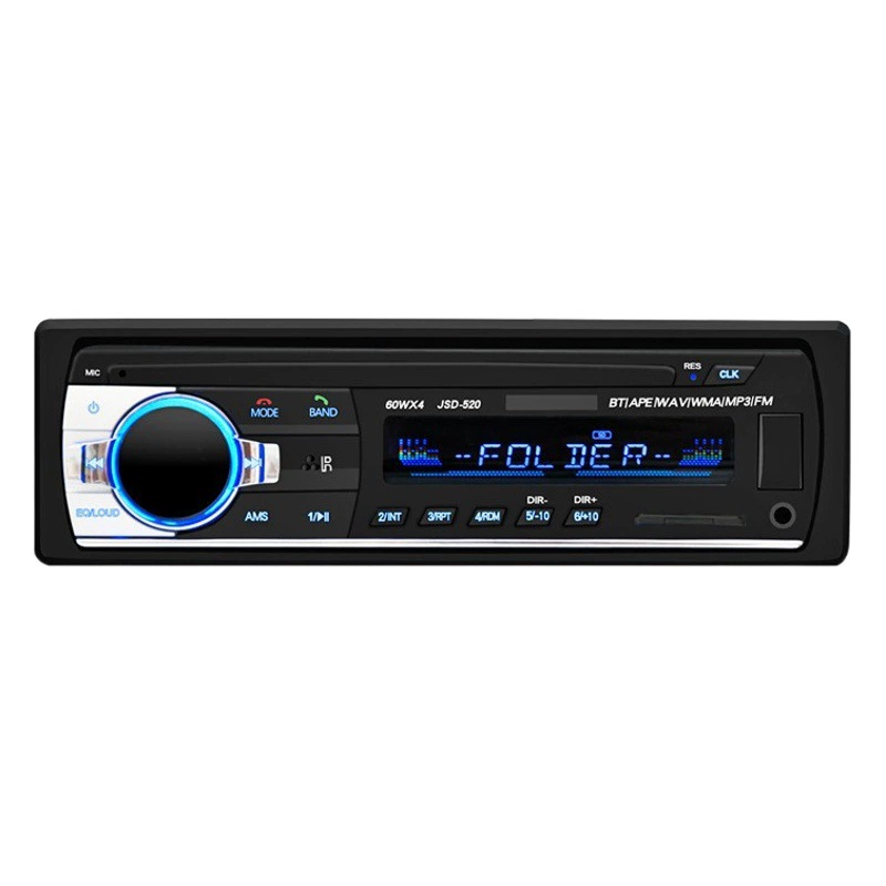 Трансграничная поставка Автомобильный MP3-плеер Bluetooth громкой связи USB-карта хост радио тонкое ребро охлаждения 520