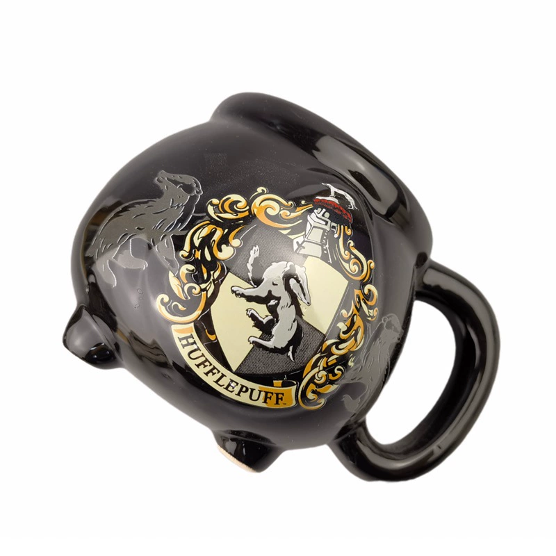 Выбранная черная чашка с черной стопой Марк Кубок Гарри Поттер Треугольный керамический кубок Ароматный стиль Кубок Аниме мультфильм Кубок