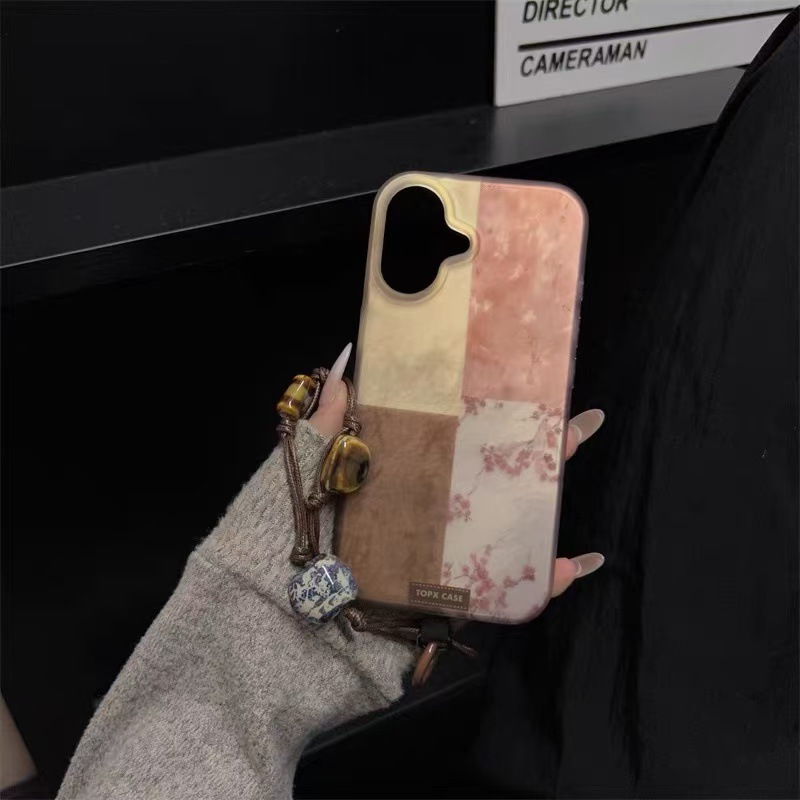 Advanced retro nuevo estilo chino aplicable iPhone16pro Apple 14/15 funda para teléfono móvil flor Apple 16promax