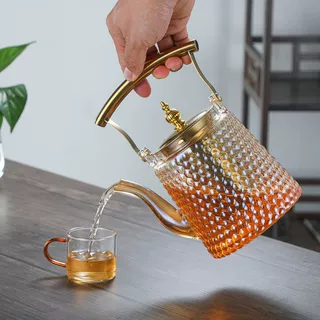 加厚玻璃烧水壶电陶炉煮茶壶耐热茶壶耐高温提梁壶大容量泡茶壶
