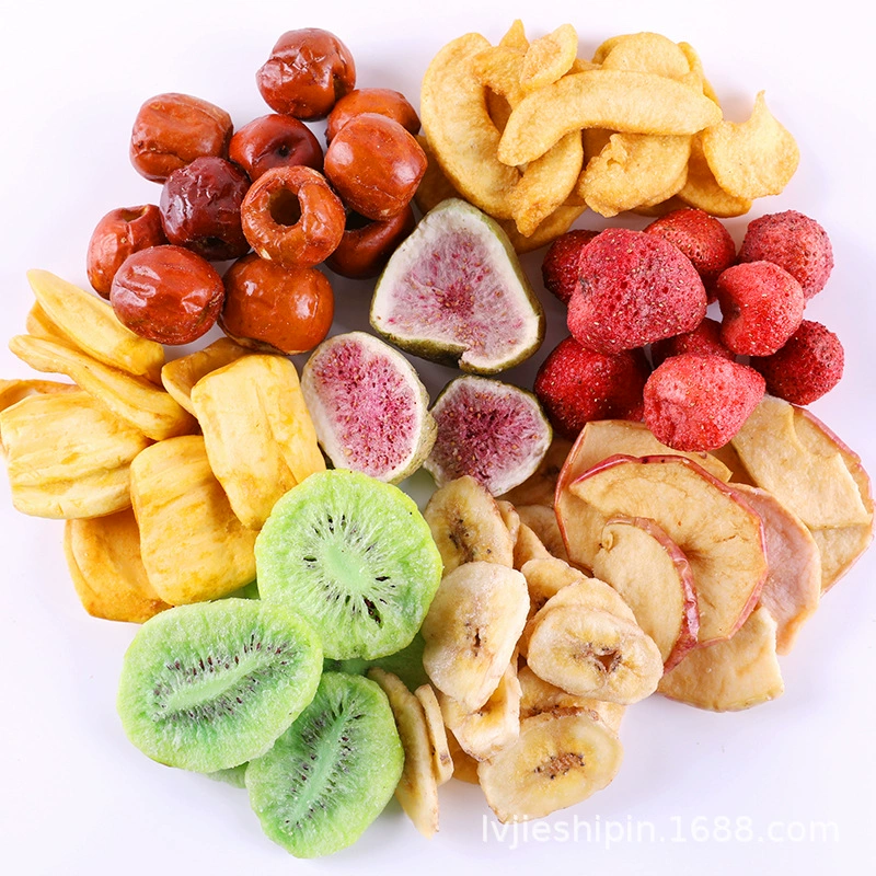 Комплексные assorted фруктовые криспы гуртом в пакетах из фруктов и овощей крисп-фри Freeze-dried сушеные фрукты настроенные OEM OEM Инфлюенсерские закуски