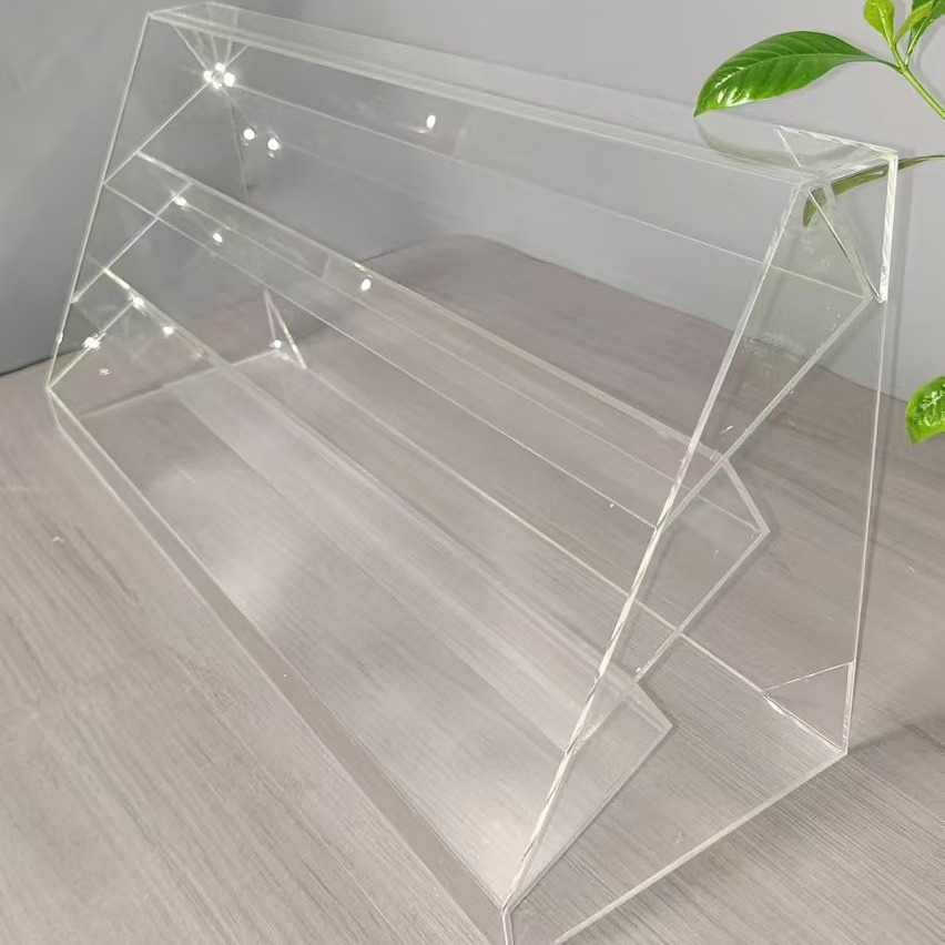亚克力透明展示架可拆卸文具店陈列架 有机玻璃展架商品展示台厂