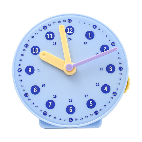 Clock teaching tool clock model for primary school students in grades one and two mathematics special children's time recognition wholesale agency 