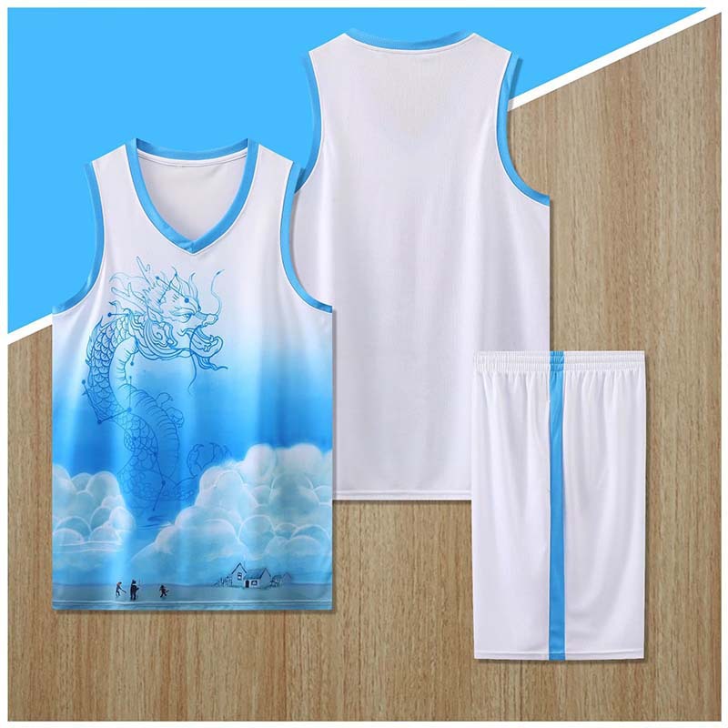 Uniforme de entrenamiento de barco dragón, ramas de barco dragón, ropas de barco dragón, ropas de baloncesto, impresión masculina