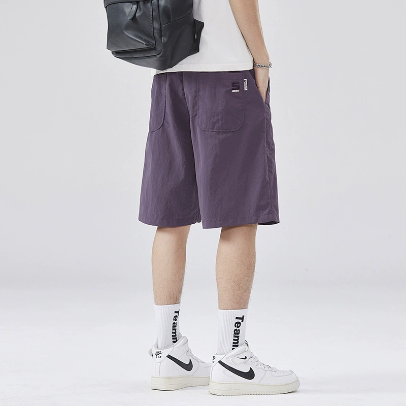 Sports shorts for leisure, breathable beach trousers, loose fit