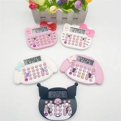 New Mini 8-Digit Portable Pocket Calculator with Creative Cute Cartoon Design, Sanrio Style