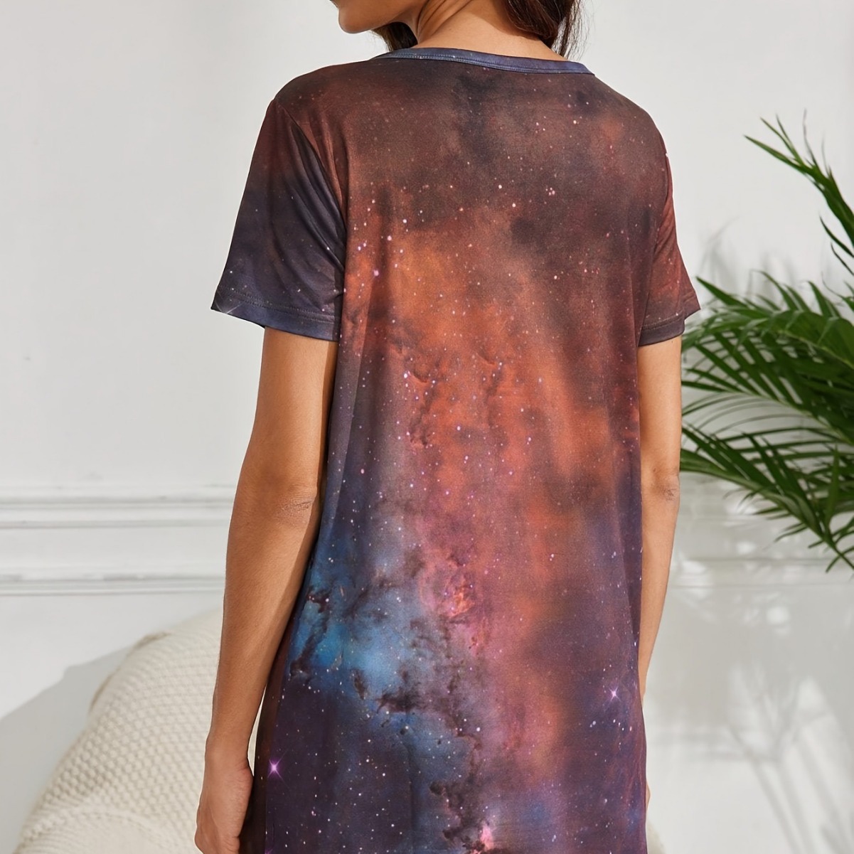 Ropa de mujer transfronteriza europea y americana Moda de Amazon Verano Cuello redondo Pantalones cortos de manga corta Pijamas de dos piezas Estilo casual europeo y americano