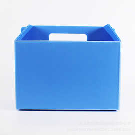 生产批发中空板周转箱 水果手提箱包装折叠塑料防静电阻燃中空板