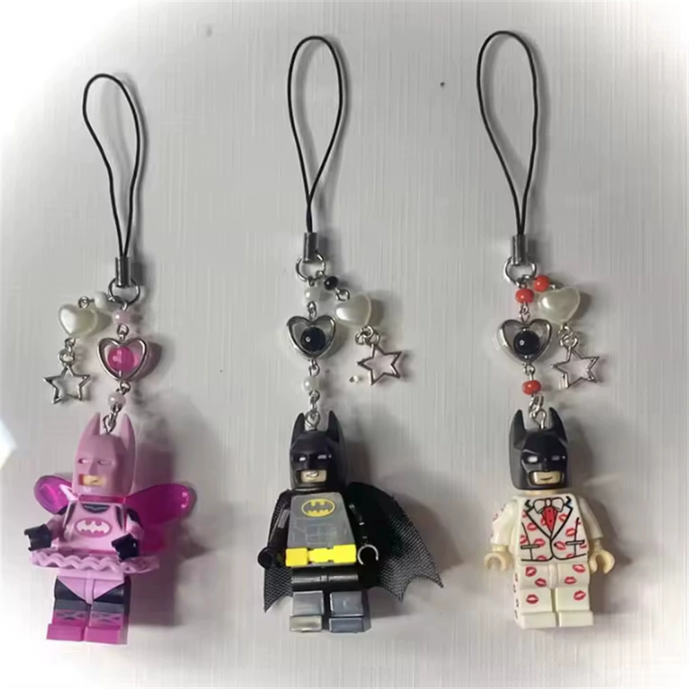 Минифигуры, конструктор, брелок, рюкзак, цепочка, Спайдермен
