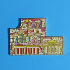 ジグソーパズル式旅行文創冷蔵庫貼り20年業界経験中高端品質源工場