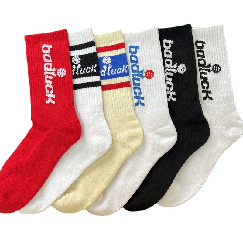 Прямая поставка с фабрики 2022, махровые носки, европейские и американские уличные носки, футбольные носки, мужские и женские носки-трубки