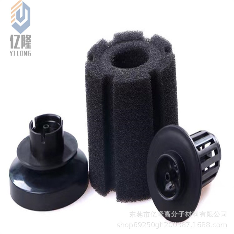 水族进水口保护套过滤器鱼缸过滤海绵 通心圆柱海绵管过滤棉