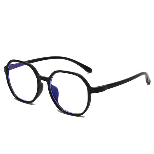 防蓝光眼镜女平光镜多边形眼镜框学生潮款简约近视成品