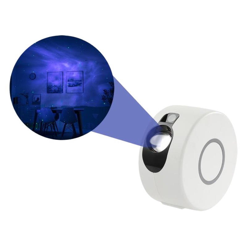 2021 nuevo cielo estrellado lámpara de proyección colorida luz nocturna LED láser nebulosa lámpara dormitorio LED lámpara de proyección