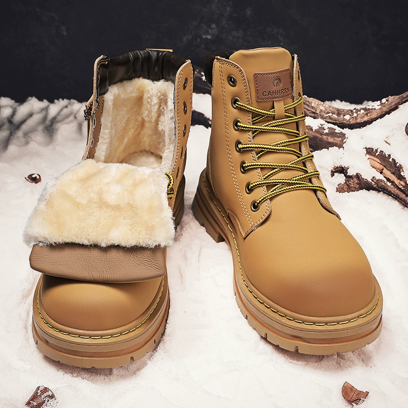 Martens, мужская обувь, демисезонные высокие ботинки, нескользящая обувь