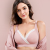 Bra top for breastfeeding, wireless bra for mother, lace underwear for yoga, plus size