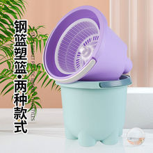 甩干桶单驱单桶手压式水桶甩干拖把地桶免手洗懒人拖把桶旋转拖把