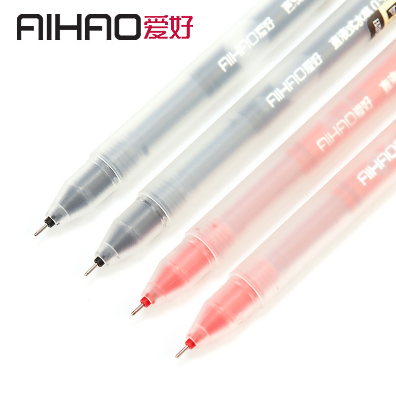 爱好 Rollerball black rollerball pen, stationery for elementary school students