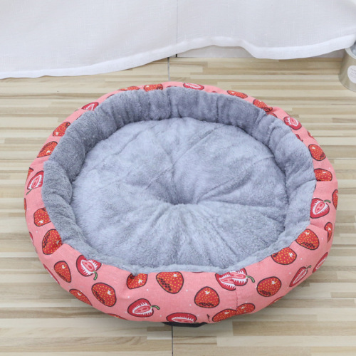 Pet supplies foreign trade cat nest and dog nest Amazon nest mat round cotton nest dog and cat universal nest manufacturer wholesale